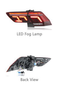 Nouvel assemblage de feux arrière modifié LED feux de course en cours d'exécution clignotant feux de freinage <span class=keywords><strong>antibrouillard</strong></span> pour Volkswagen <span class=keywords><strong>Tiguan</strong></span> L 2017-2021 - Product Image 3