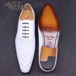 Chaussures de soirée noires et blanches à bout pointu pour mariage, style britannique original pour hommes - Product Image 3