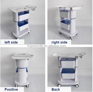 Beauty Salon <b>Trolley</b> Salon Special <b>Trolley</b> Hair Salon <b>Trolley</b> Black Pink Cart - Product Image 2