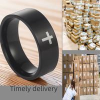 Bague de mode unisexe en acier inoxydable pour mariages, fiançailles, cadeaux, fêtes et anniversaires