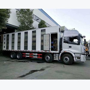 Camión <span class=keywords><strong>de</strong></span> Transporte <span class=keywords><strong>de</strong></span> Cerdos Vivos Foton 8x4 LHD <span class=keywords><strong>de</strong></span> 3 Niveles y 12 Ruedas a <span class=keywords><strong>Precio</strong></span> Económico - Product Image 2