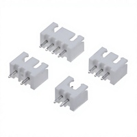 Connecteur vertical Deep Qi Bo XH2.54mm à pas de 2,54 mm, 4 broches droites, base en cuivre blanc pour applications électroniques numériques