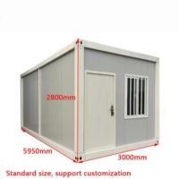 Maison modulaire mobile en panneaux sandwich préfabriqués pour bureaux et hôtels – Conception pliable moderne