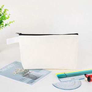 Estuche/Bolsa para Lápices de Lona de Algodón con Cremallera y Logotipo Personalizado al por Mayor - Product Image 1