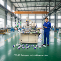 Machine automatique pneumatique d'emballage et de remplissage pour capsules de détergent lessive chimique en plastique, film PVA liquide, vente en gros usine FRS