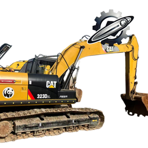 Excavadora de cadenas usada Caterpillar 323D2L, 23 toneladas, marca original japonesa, modelo 2023, cucharón de 1.15m, orugas de goma, motor PLC - Product Image 1