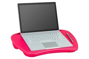 Support portable multifonctionnel en plastique <span class=keywords><strong>pour</strong></span> <span class=keywords><strong>ordinateur</strong></span> portable avec <span class=keywords><strong>coussin</strong></span> moelleux <span class=keywords><strong>pour</strong></span> lit et canapé - Product Image 4