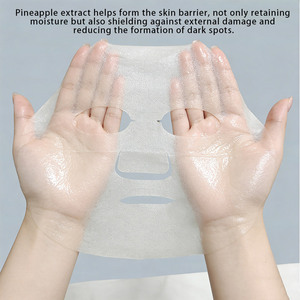 Y341 OEM Tissu non tissé coloré en fibre végétale d'ananas biodégradable, pour <span class=keywords><strong>masque</strong></span> facial en tissu ou en papier - Product Image 4