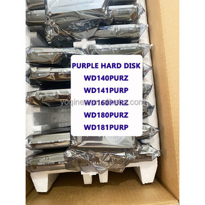 Disques durs internes de surveillance Purple 14 To WD140PURZ 6 Gbit/s <span class=keywords><strong>512</strong></span> Mo 3,5 pouces SATA HDD pour serveur <span class=keywords><strong>NVR</strong></span> WD141PURZ WD141PURP - Product Image 1