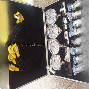 数字液压压力测试套件 4 个压力表 用于挖掘机零件诊断工具的液压压力表 - Product Image 4