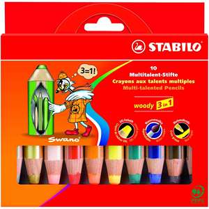 STABILO Buntstift Woody 3 en 1, 10er Etui - Product Image 2