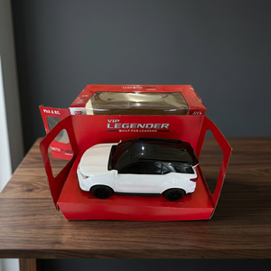 รถของเล่น RC SUV ใช้แบตเตอรี่ ผลิตจากพลาสติก ได้รับการรับรองมาตรฐาน EN71 สีขาวดำ รุ่นสำหรับเด็กอายุ 5-7 ปี - Product Image 1