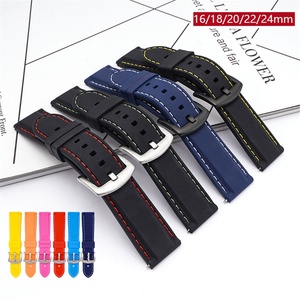 Correa de Reloj Deportiva de Silicona de 16mm 18mm 20mm 22mm 24mm, Correa de Muñeca Universal de Liberación Rápida para <span class=keywords><strong>Huawei</strong></span> <span class=keywords><strong>Watch</strong></span> <span class=keywords><strong>Gt</strong></span> 2/ <span class=keywords><strong>2e</strong></span> <span class=keywords><strong>Pro</strong></span> - Product Image 3