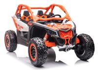 Voiture électrique tout-terrain pour enfants Can-Am Maverick sous licence, 24V, double batterie, 200W, 4 roues motrices, deux places, télécommande 2.4G