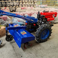 Motoculteur diesel 8-32 CV avec rotoculteur pour l'agriculture en rizière, haute productivité