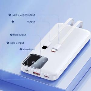 M-Queen 5V3A Custom Logo 20000mah Power Bank OEM Portable Emergency Battery Charger with LI-Polymer Battery Type - Product Image 3