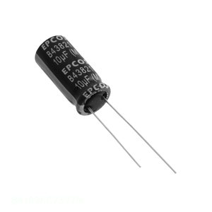 Distribuidor Autorizado, Condensador de Aluminio de 390 uF B41896C7397M, Tipo Through Hole, 390UF 20% 35V, Radial TH - Product Image 1