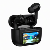 Earbuds TWS 5.4 dengan Peredam Kebisingan Panggilan ENC, Tahan Air IP68, Headset In-Ear, Layar Sentuh LED, untuk Gaming