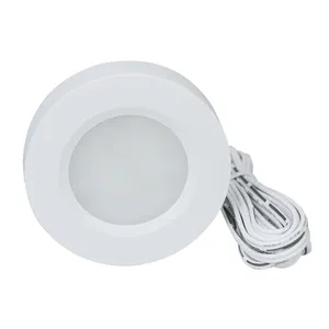 工厂批发3W 12v暖白色/天然白色/冷白色铝嵌入式橱柜灯，用于厨房照明