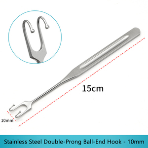 Retractor para Cirugía de Párpado Doble, Retractor para Cirugía de <span class=keywords><strong>Bolsas</strong></span> Oculares, Retractor para Cirugía Oculoplástica, Retractor de Piel, Retractor de Doble Punta - Product Image 5