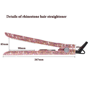 4 en 1 pelo Buena pantalla Lcd al por mayor <span class=keywords><strong>planchas</strong></span> Bling Cristal de diamantes de imitación 2019 pelo de hierro/ - Product Image 5