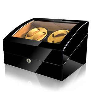 Remontoirs de <span class=keywords><strong>montre</strong></span> automatiques en bois de haute qualité 4 + 6 avec compartiments pour 10 montres boîte de montres de remontoir de haute qualité - Product Image 2