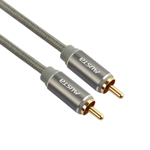 <span class=keywords><strong>Cable</strong></span> de audio <span class=keywords><strong>RCA</strong></span> de carcasa de aluminio Premium macho a macho <span class=keywords><strong>Cable</strong></span> de <span class=keywords><strong>video</strong></span> y audio chapado en oro para REPRODUCTOR DE DVD - Product Image 5