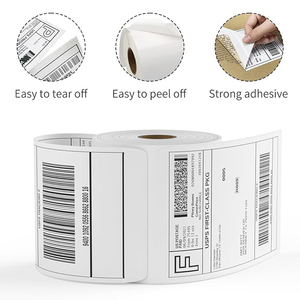 Giảm Giá Số Lượng Lớn Gói Thân Thiện Với Môi Ba Lớp 4X6 Nhiệt Vận Chuyển Nhãn 350 Cái-Mỗi Cuộn Hậu Cần Mục Đích Mạnh Mẽ Dính - Product Image 4