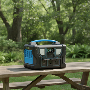 Générateur solaire portable 600W à onde sinusoïdale pure pour camping, urgence, maison et extérieur, station d'alimentation LifePO4 - Product Image 1