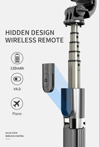 <span class=keywords><strong>L03</strong></span> Aluminium Télécommande Sans Fil Téléphone Portable Go Pro Caméra Monopode <span class=keywords><strong>Selfie</strong></span> <span class=keywords><strong>Stick</strong></span> et Trépied Stand - Product Image 3
