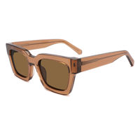 Nouvelle Arrivée 2026 – Lunettes de Soleil Carrées de Luxe de Haute Qualité avec Logo Personnalisé, Monture en Acétate Polarisée, Protection UV, Confort Optimal, Monture Complète