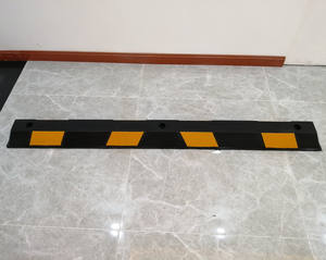 Topes de Goma Reflectantes para Estacionamiento - Topes Antideslizantes para Ruedas para Garaje/Zonas de Carga - Product Image 3