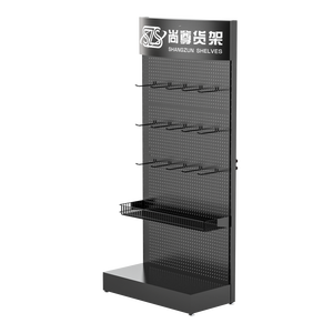 Kim Loại pin <span class=keywords><strong>Rack</strong></span> hiển thị Pegboard <span class=keywords><strong>Rack</strong></span> hiển thị cửa hàng bán lẻ <span class=keywords><strong>Rack</strong></span> hiển thị, với móc, hỗ trợ tùy biến - Product Image 2