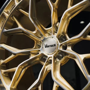 VIOROCK 2 piezas ruedas forjadas oro bronce 15-22 pulgadas 5*112 5*<span class=keywords><strong>120</strong></span> 5*114,3 para 370Z <span class=keywords><strong>BMW</strong></span> F32 G30 E90 M4 Ford Mustang Audi Car Rim - Product Image 4