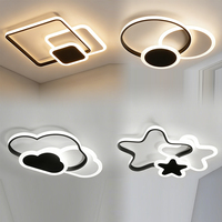 Plafonnier LED Nordique Rond, Simple et Créatif, Doré, pour Chambre, Petit Balcon, Couloir et Salon