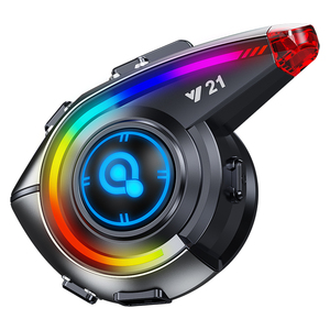 OEM personalizado Y12 auricular de diente azul auriculares de control de voz inalámbrico de diente azul casco de la motocicleta auriculares - Product Image 1