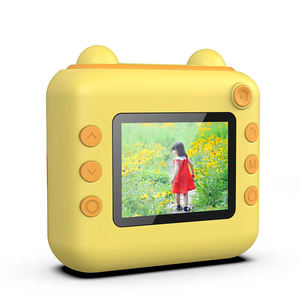 Nouvelle caméra d'impression instantanée pour enfants la plus vendue avec des autocollants de <span class=keywords><strong>selfie</strong></span> mignons en forme de dessin animé, impression thermique sans encre - Product Image 3