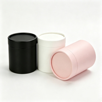 Boîte Cadeau Cylindrique en Carton pour Mariage avec Couvercle et Base, Emballage Vide pour Roses, Boîte Ronde pour Chapeaux et Tubes Floraux - En Stock
