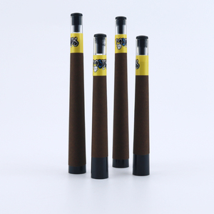 Papel de Tabaco Natural con Filtro de Vidrio, Accesorios para Fumar, Conos Pre-Enrollados Negros con Punta de Vidrio - Product Image 1