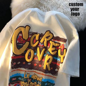 เสื้อยืดออกกำลังกายทรงโอเวอร์ไซส์ ผ้าฝ้าย 100% 260 กรัม ป้องกันขนร่วง สำหรับผู้ชายและผู้หญิง คุณภาพสูง รับงานซับลิเมชั่น ปัก สกรีน - Product Image 1