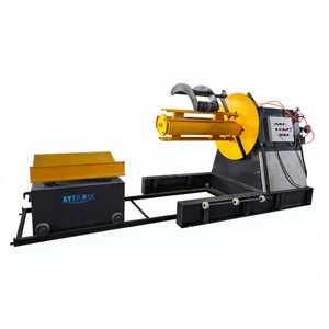 Débobineur hydraulique de 5 tonnes, 8 tonnes, 10 tonnes avec chariot de chargement <span class=keywords><strong>pour</strong></span> machines de fabrication de tuiles, dispositif de débobinage automatique - Product Image 1