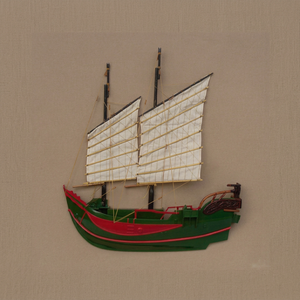 เรือจำลองครึ่งลำไม้จีนแบบจังหวะจีนโบราณ - งานฝีมือทาสีสไตล์นาวาโฮยุโรป ของขวัญทางการค้าเรือเดินสมุทร GIA NHIEN CO.LTD - Product Image 1
