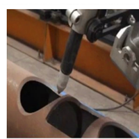 Nouvelle arrivée chaude 5 axes CNC Plasma Cutter pour faisceau de boîte de tuyau biseautage Machine de découpe Plasma à axe de haute précision
