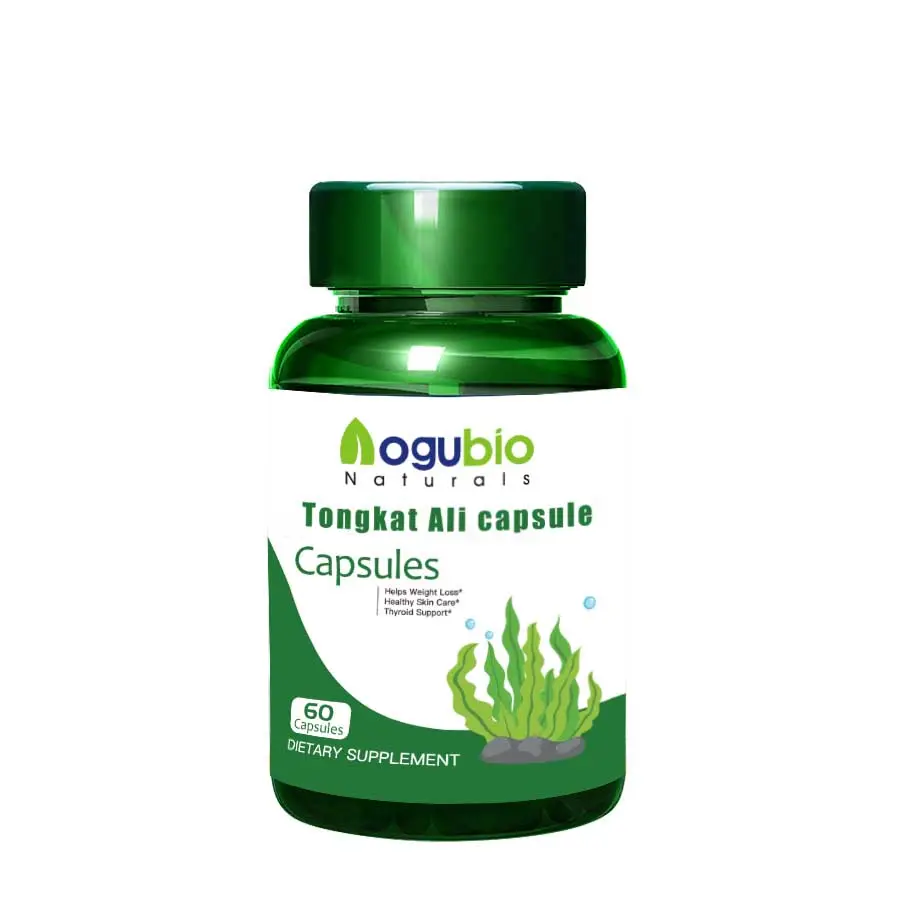 Aogubio 통캇 알리 캡슐 유기농 통캇 알리 200:1 추출물 캡슐 통캇 알리 뿌리 추출물 캡슐