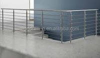 YL personnalisable moderne 304 316 balustrade de balcon en verre en acier inoxydable avec garantie de 5 ans