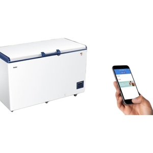Congélateur commercial et domestique <span class=keywords><strong>Haier</strong></span> à très basse température -70 degrés, électrique, capacité de 1028 L, double porte, contrôlé par application - Product Image 1