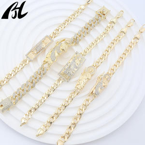 St. Jude Religiosa Zircônia Pulseira 14K & 18K Ouro Amarelo Cobre Banhado A Ouro Latão Jóias para Presentes - Product Image 4