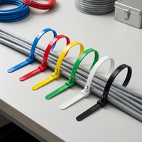 Attaches-câbles auto-bloquantes personnalisables en nylon 66 pour emballage en boîte, prix de gros abordable pour l'organisation rapide des lots
