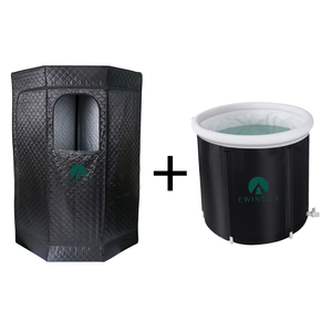 Ewinsun-Tienda moderna de sauna de <span class=keywords><strong>vapor</strong></span> húmedo, conveniente <span class=keywords><strong>baño</strong></span> de hielo portátil para recuperación corporal, nueva característica popular para conocedores de la salud - Product Image 1