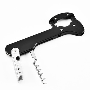 Tire-bouchon en acier inoxydable Yangjiang 14,5x4cm, design plat, pour ouvrir les bouteilles de vin - Product Image 4